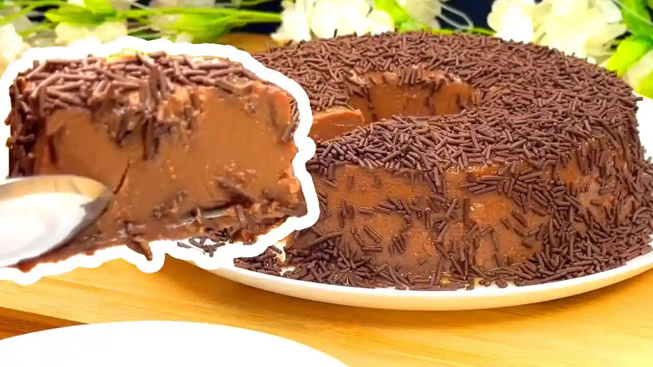 Brigadeirão de chocolate rápido e fácil Receitas da internet 1 Brigadeirão de chocolate rápido e fácil