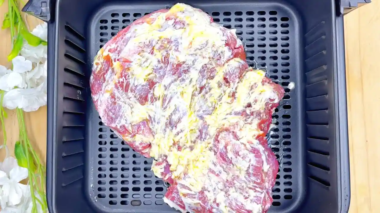 Bife Na Air fryer Fraldinha com Alho 1 Bife Na Air fryer Fraldinha com Alho