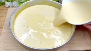 Bolo de milho de lata no liquidificador