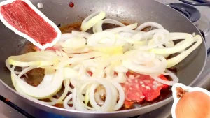Como fazer um bife acebolado