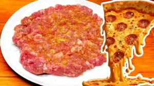 Pizza de Frigideira com Linguiça Receitas Faceis e Rapidas