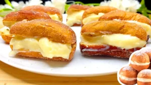 Sonho de Bisnaguinha Receita de Sonho Caseiro Delicioso