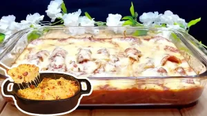 Macarrão de Forno com Bacon