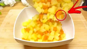 Salada de Maionese Simples com Batata e Cenoura