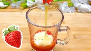 Suco de Morango com Água com Gás