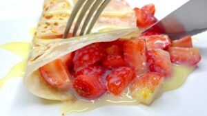 Doce de Morango com Rap10 de Tapioca, a melhor Tapioca com Rap10