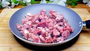Carne de Fraldinha com molho madeira