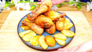 Frango ASSADO com BATATA Facil