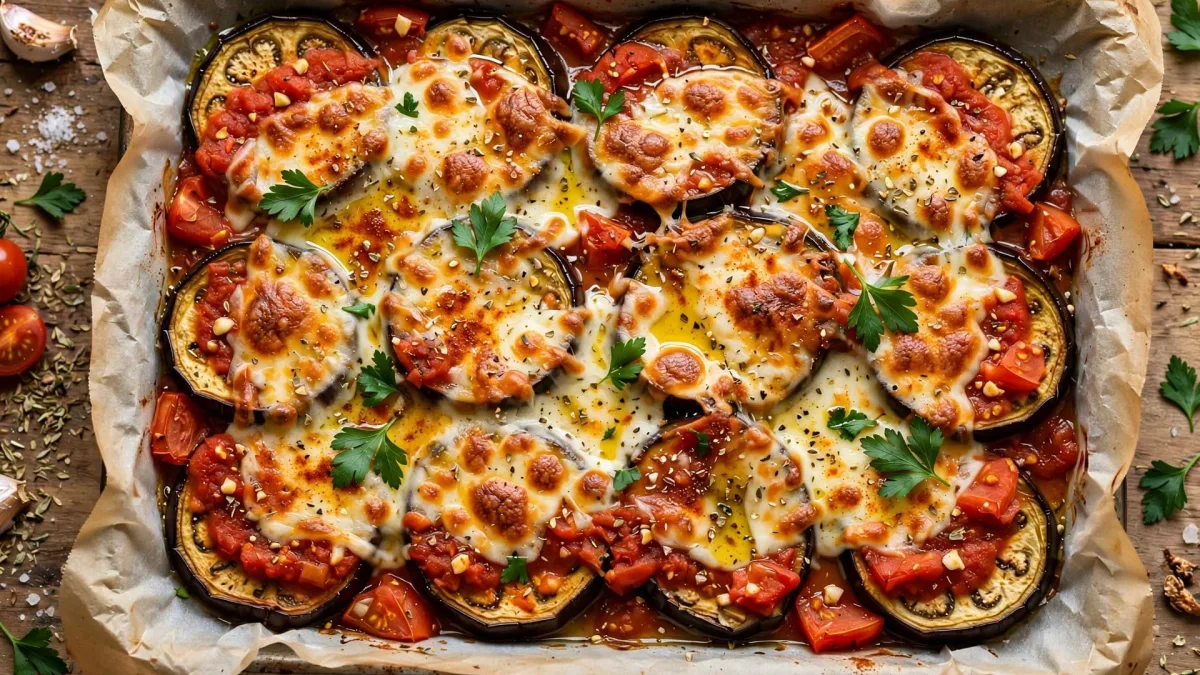 Beringelas à Parmegiana Rústicas