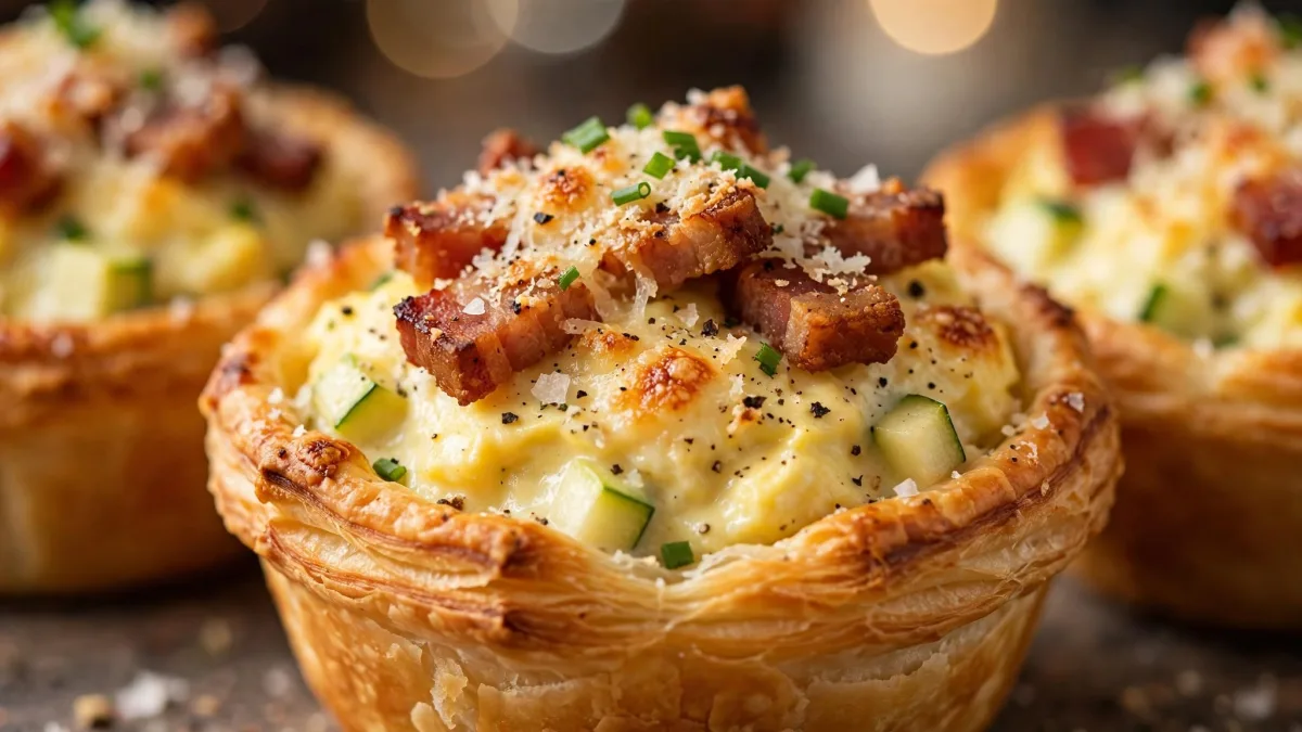 Bolinhos Salgados com Ovos e Bacon