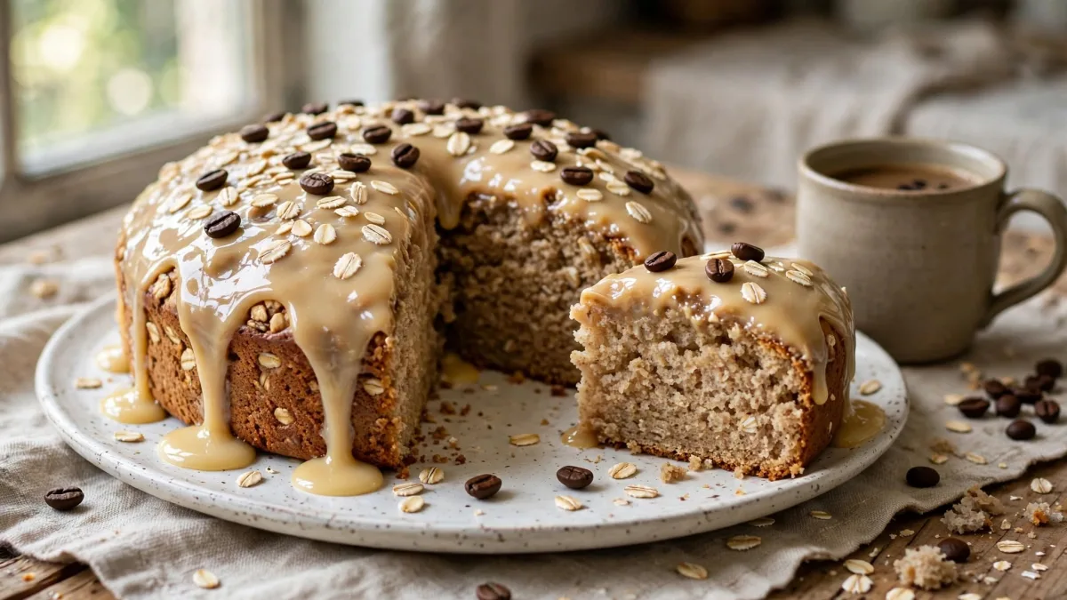 Bolo de Aveia com Café