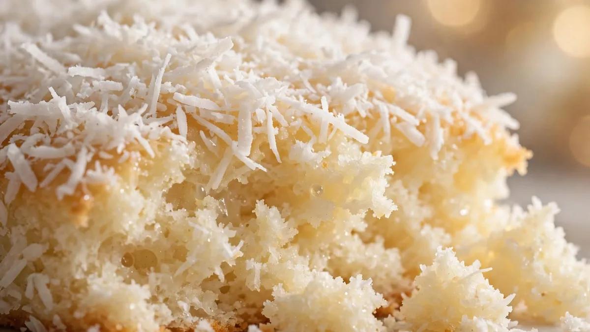 Bolo de Rosquinha de Coco