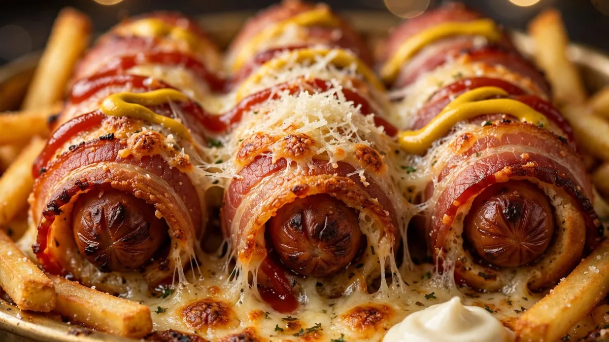 Cachorro Quente de Forno com Bacon