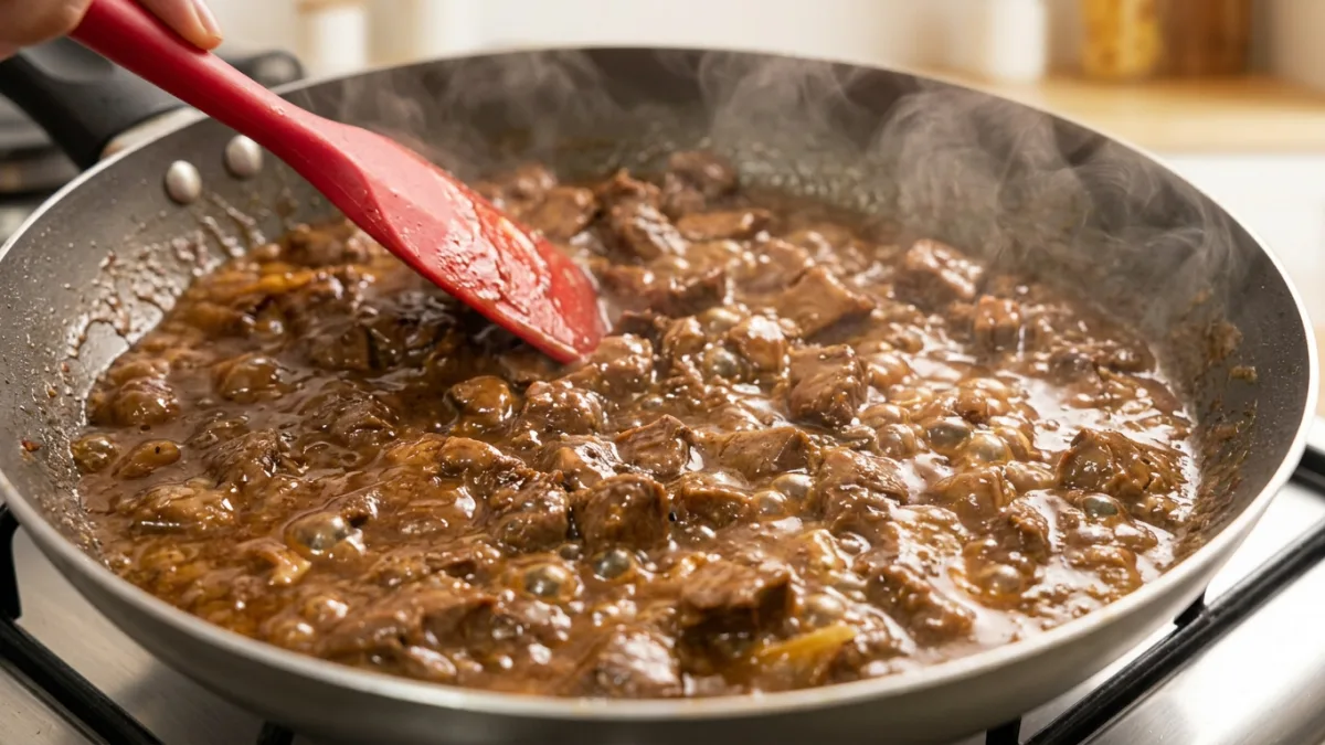 Carne ao Molho Madeira