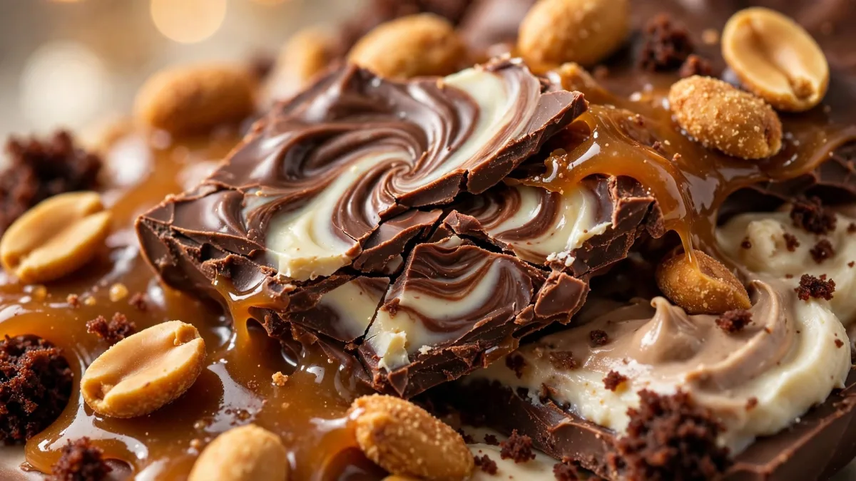 Casca de Chocolate Mesclada