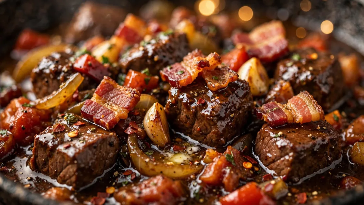 Ensopado de Carne com Bacon