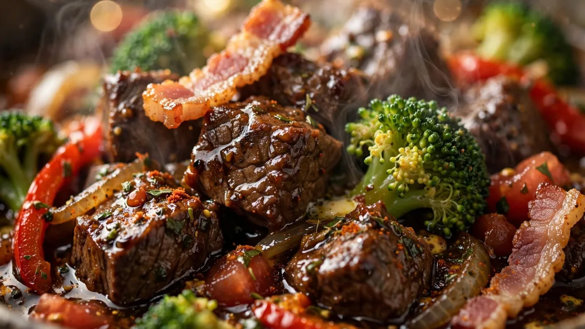 Ensopado de Carne com Brócolis