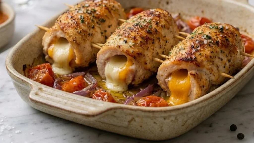 Frango Recheado com Queijo