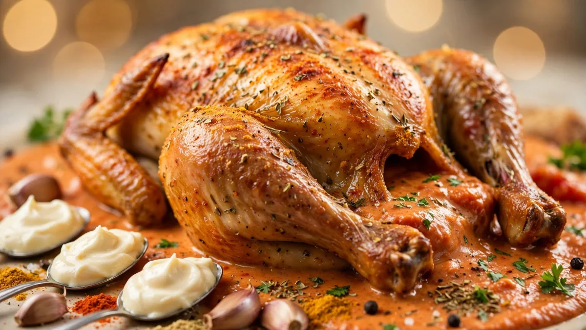 Frango com Creme Assado