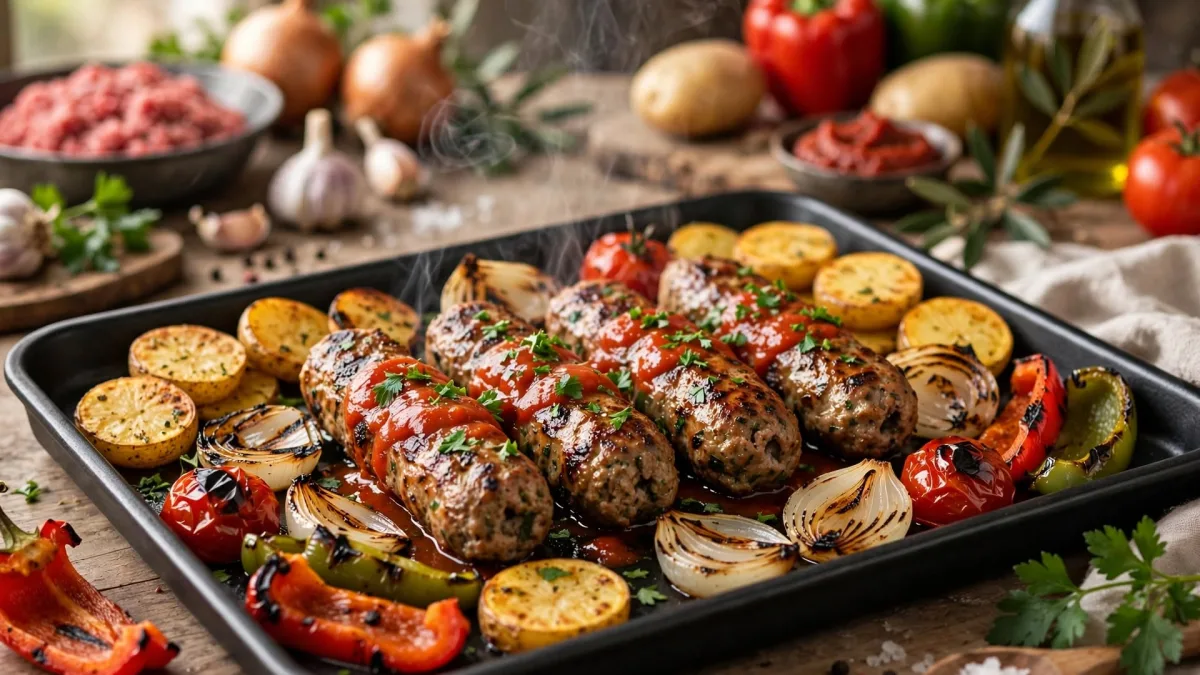 Kebab na Bandeja ao Forno