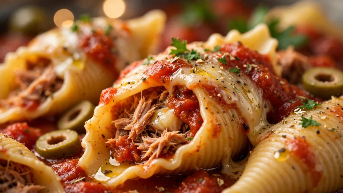 Macarrão Boca de Lobo com Atum
