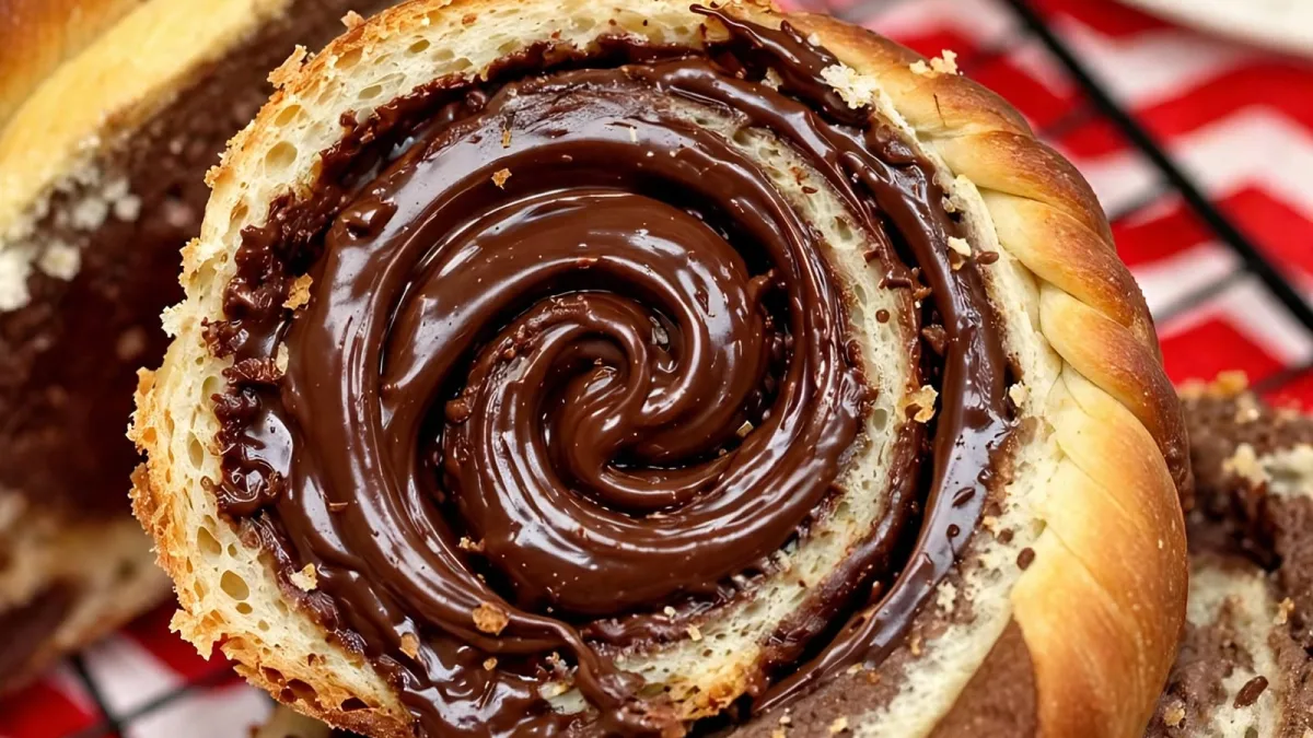 Pão Doce com Chocolate