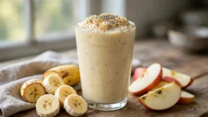 Vitamina de Banana com Maçã