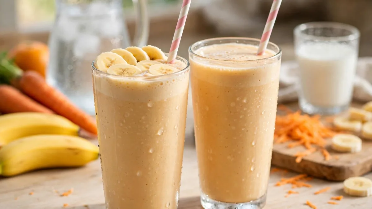 Vitamina de Banana e Cenoura