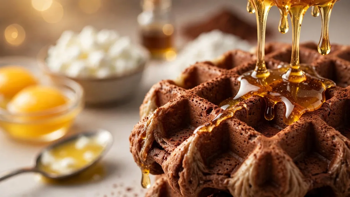 Waffle de Chocolate