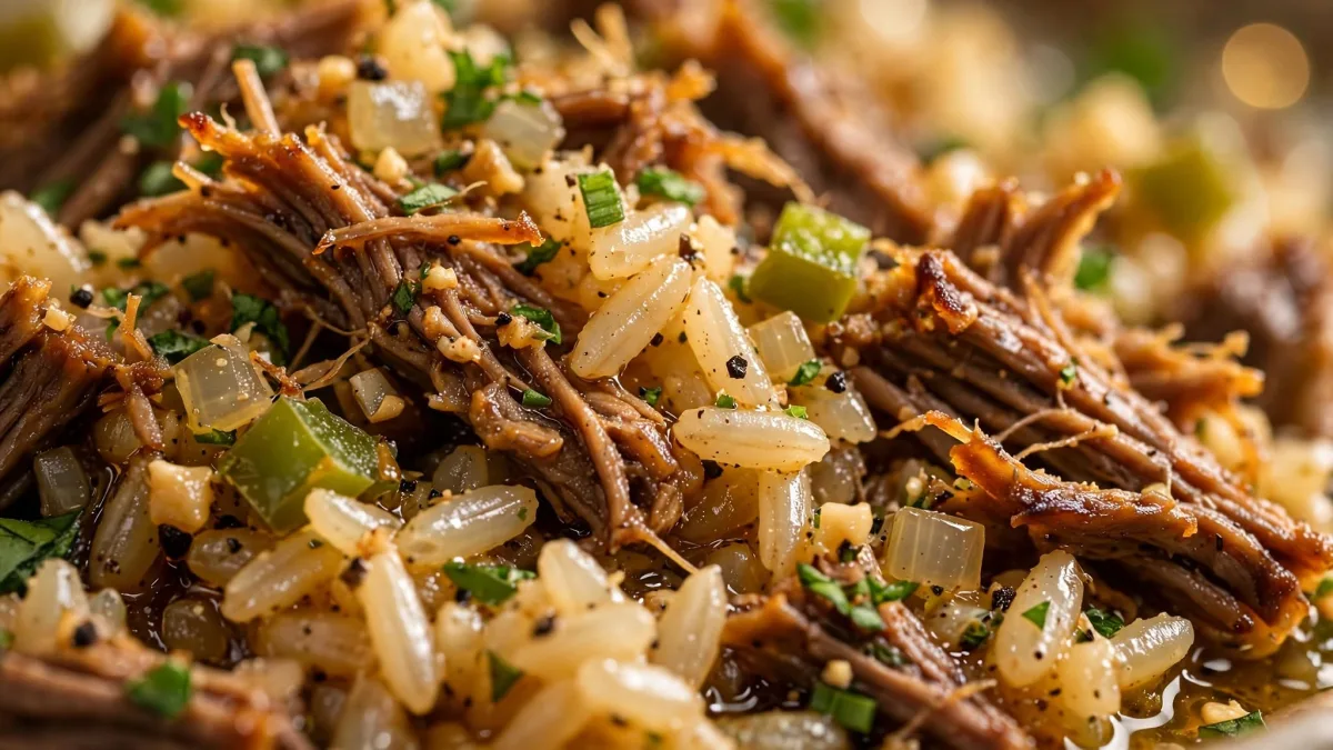 Arroz Carreteiro Tradicional de Carne-Seca: Um clássico da culinária sulista brasileira, o arroz carreteiro combina o sabor marcante da carne-seca refogada com cebola, alho,