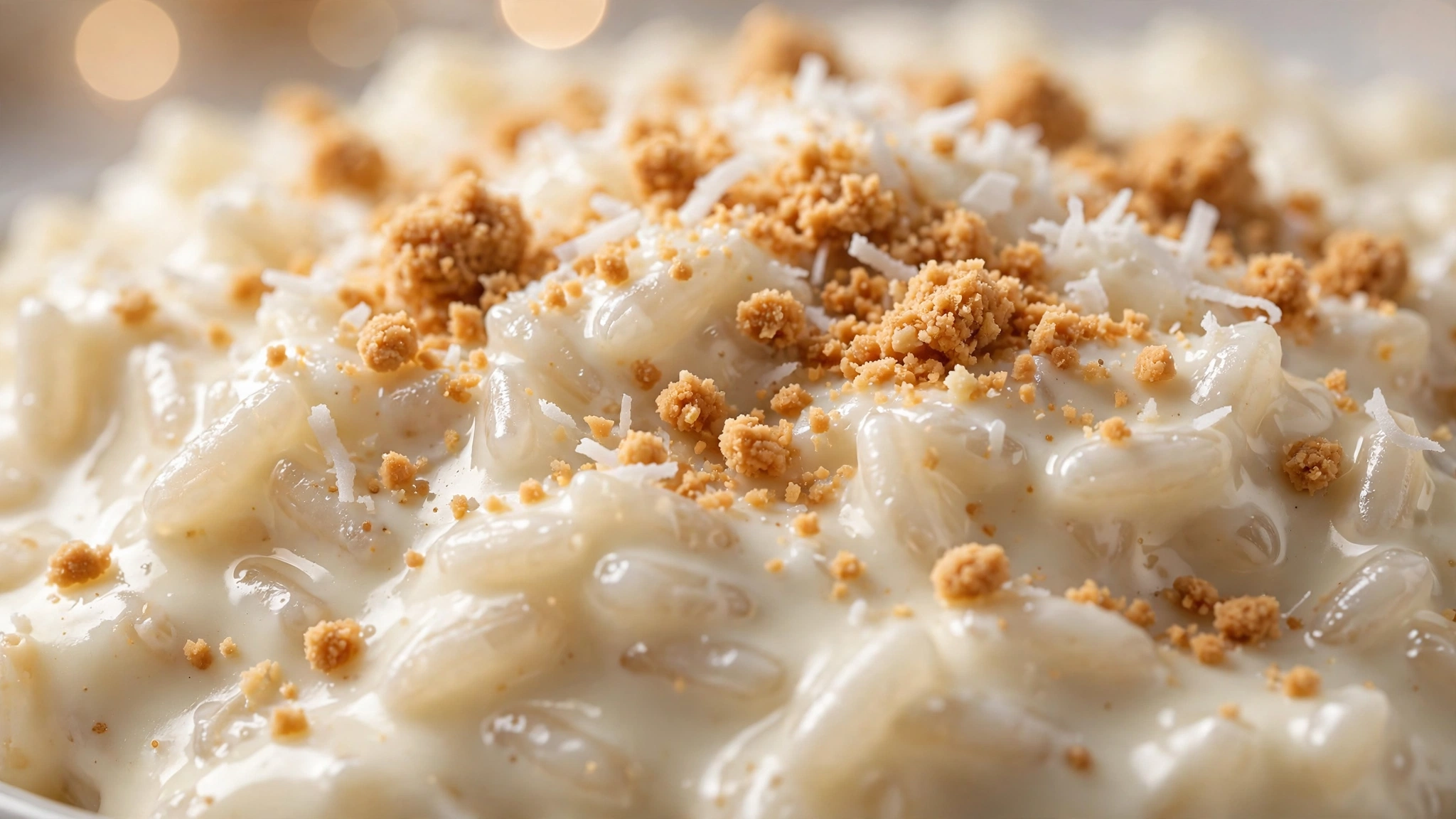 Arroz Doce Cremoso com Paçoca