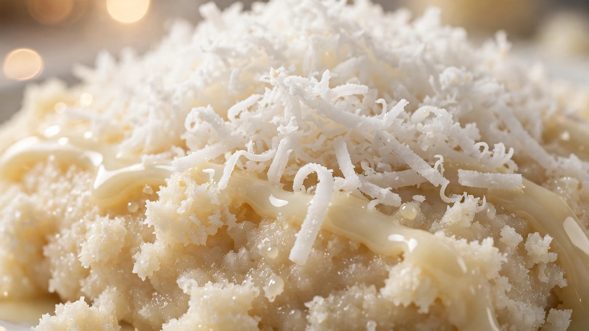 Cuscuz de Tapioca com Coco