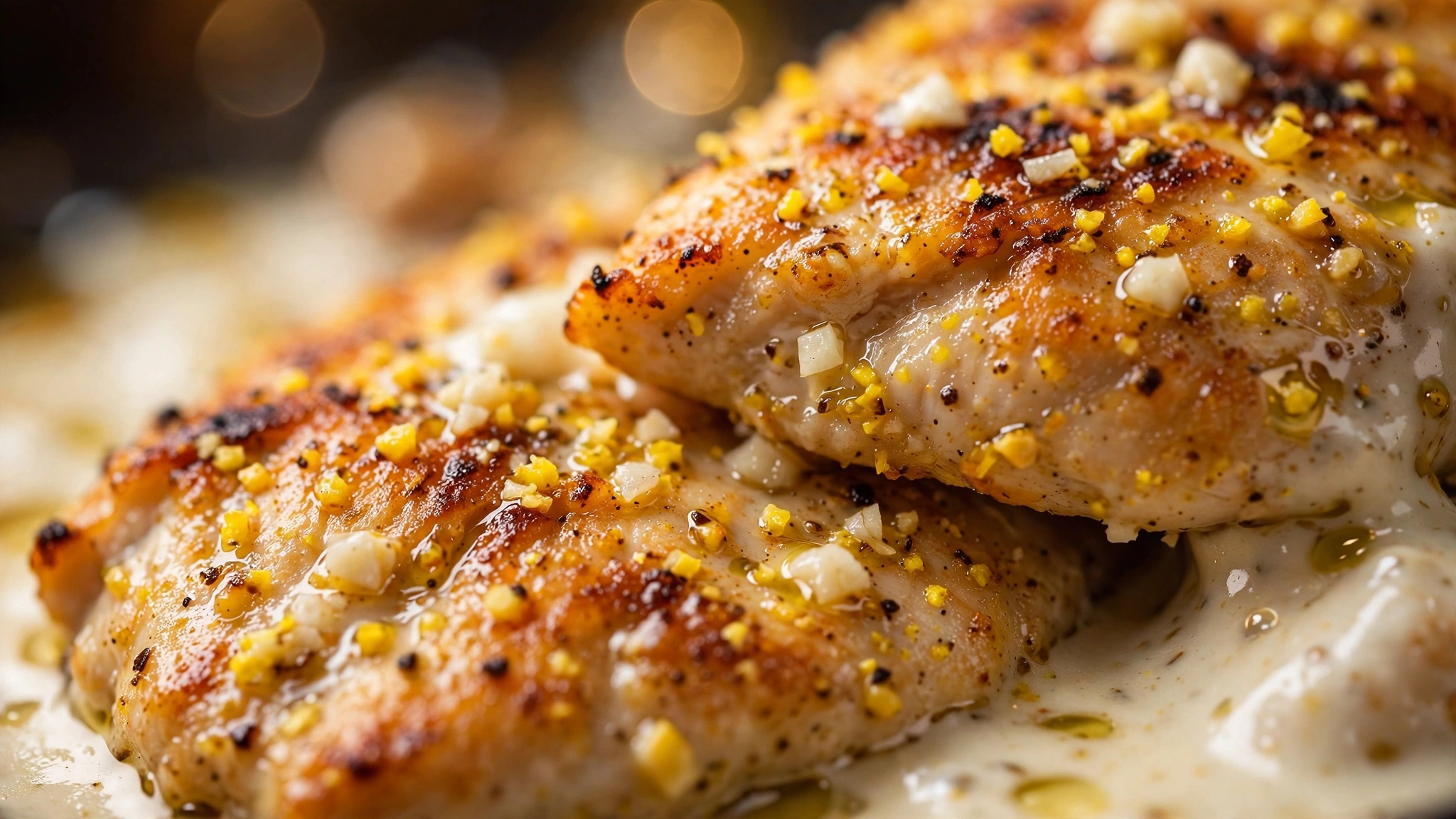 Filé de Frango ao Molho de Lemon Pepper
